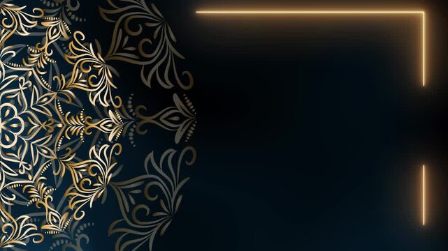 Subtle Motion Motion Oceanic Pulse Mandala Ramadan Background