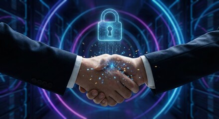 Secure business agreement with digital data