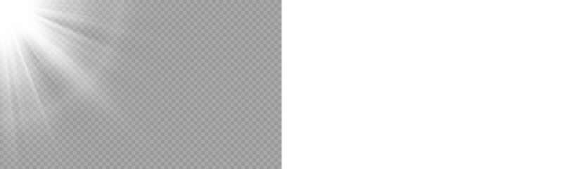 PNG transparent sunlight special lens flare light effect. Stock royalty free PNG image.