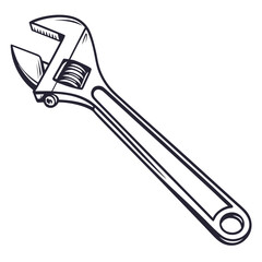 Obraz premium Adjustable wrench