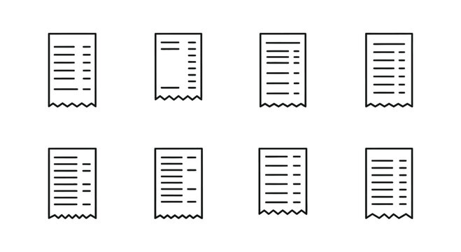 Array of document icons