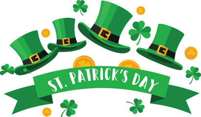 St Patricks Day Celebration Illustration