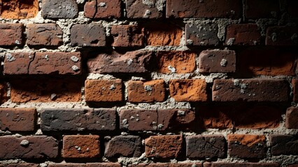 Weathered brick wall texture background