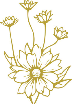 Spring Flower Graphic illustration 