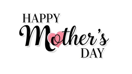 Happy mother's day greeting card