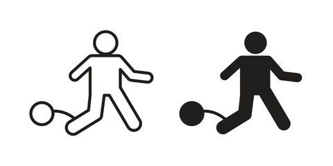 Escape icons suitable for infographics, websites and print media and interfaces. Line vector icon.