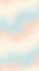 Soft Abstract Watercolor Background with Dreamy Pastel Blue Pink and Cream Gradient Textures