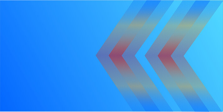 Blue gradient background with glowing arrow lines 