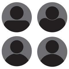 People icon set in trendy flat style. Persons symbol infographics website design, logo, app, UI isolated &ndash; for stock