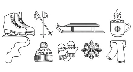 Winter activities and accessories