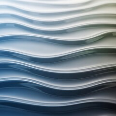 Obraz premium Calming blue waves
