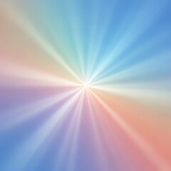 Radiant pastel sunburst