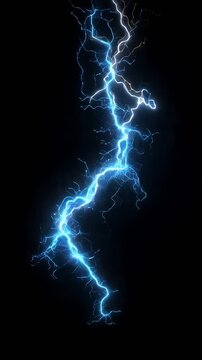 Generating Energetic Lightning Visual Abstract in Dark Scene