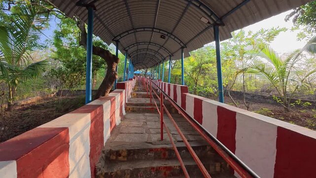 Veera Anjaneyar Kovil Pudupakkam and Anjaneyar Temple Sannidhi and Sri Vyasaraja Tirtha Pratishthita are the hill top temples at Gajagiri Hills, Kelambakkam, Vandalur Road, Pudupakkam, Chennai.