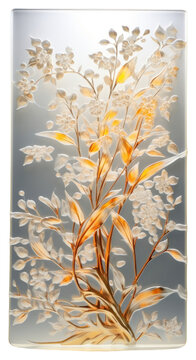 PNG Glass fusing art macrocystis chandelier lighting.