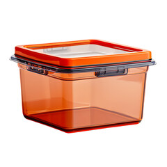 Food Storage Container Square Isolated On Transparent Background