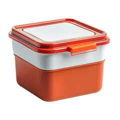 Food Storage Container Square Isolated On Transparent Background