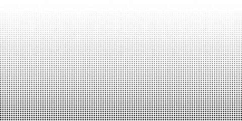 Black polka dots seamless pattern on white background. Halftone minimalist abstract wall in diagonal lines. Vector eps 10