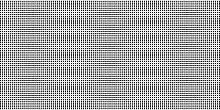 Black polka dots seamless pattern on white background. Halftone minimalist abstract wall in diagonal lines. Vector eps 10