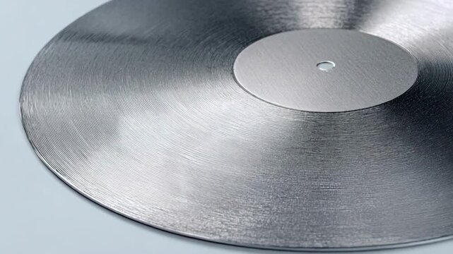 Closeup medium view of a satin laminated record cover showcasing soft smooth texture with minimal glare for a refined and elegant appearance.