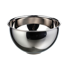 Mixing Bowl Stainless Steel Isolated On Transparent Background