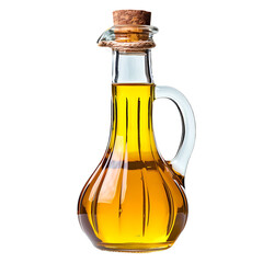 Oil Dispenser Bottle Glass Isolated On Transparent Background