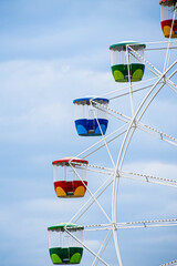 ferris wheel on a sunny day