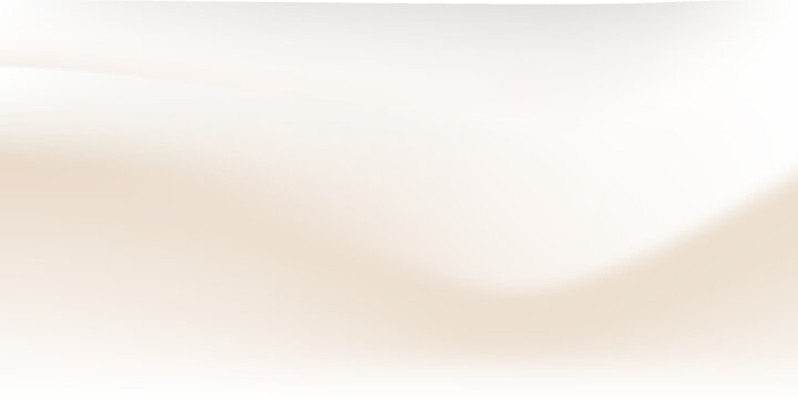 Horizontal neutral tones background. Light brown caramel blending color template with waves. Vector soft beige backdrop.