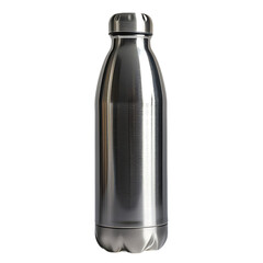 Water Bottle Stainless Steel Isolated On Transparent Background