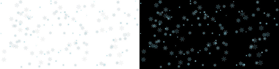 Swirling snow vortex storm circle effect on transparent