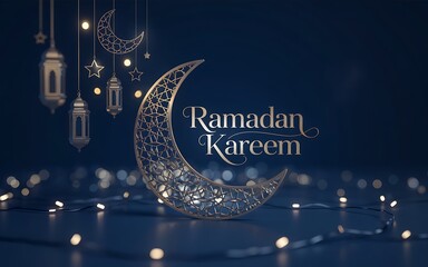 Celebrating the spirit of ramadan kareem with elegant decorations