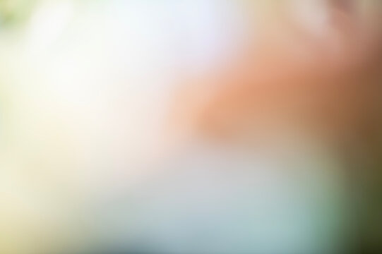 Abstract Soft Bokeh Background, Blurry Dreamy Pastel Gradients with Warm Sunlight Glow, For minimalist graphic design, soft focus overlays, and contemporary aesthetic web backgrounds.