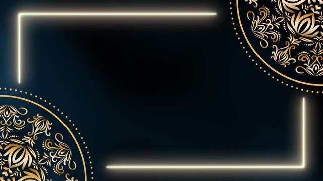 Pattern Motion Animation Terra Root Mandala Ramadan Background