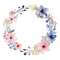 PNG Flowers circle border pattern white background accessories.