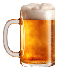 PNG Mug of beer drink lager glass.