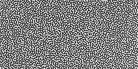 Abstract truing organic wallpaper Turing reaction diffusion monochrome seamless pattern with chaotic motion. Turing reaction diffusion monochrome seamless pattern with chaotic motion.