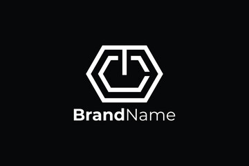 Fototapeta premium Letter T C Polygon Logo Design for Modern and Creative Branding