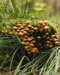 Grzyby w lesie © Fotkinatki