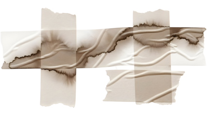 Abstract marble texture pattern isolated on transparent background