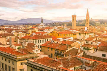 Obraz premium Aerial view of Florence, Italy