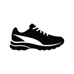 Shoe footwear fashion silhouette icon vector illustration