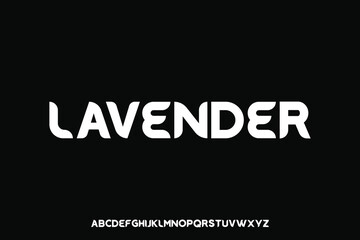 Obraz premium Display alphabet font vector design suitable for headline, poster, logo, magazine and many more