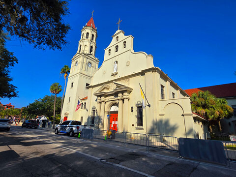 Treasury on the Plaza Historic Building St. Augustine Florida USA 01.02.2026