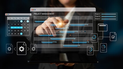 Project scheduling dashboard organizes timelines, tracks progress, and enhances collaboration for efficient workflow, helping teams manage multiple projects and improve productivity. Parse