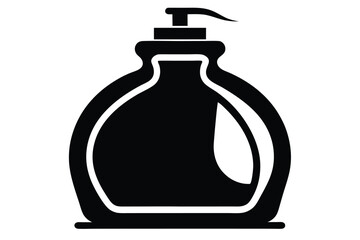 Obraz premium dish soap line art silhouette vector illustration