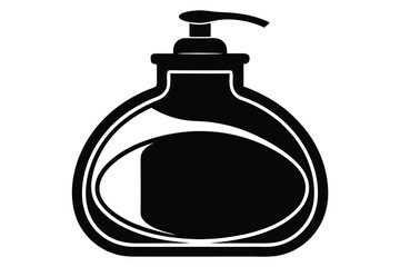Obraz premium dish soap line art silhouette vector illustration
