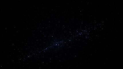 Fototapeta premium A stunning view of the night sky filled with countless stars and a beautiful galaxy