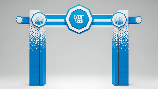 Event arch display - Powered by Adobe