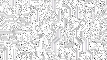 Intricate circuit board pattern