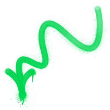 spray arrow graffiti street style design element